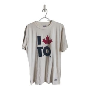 Vintage 2003 I ❤️ TORONTO Benifit Concert Band T Shirt Medium Skydome   Music